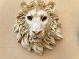 Wall Lion Heads 10 Inches